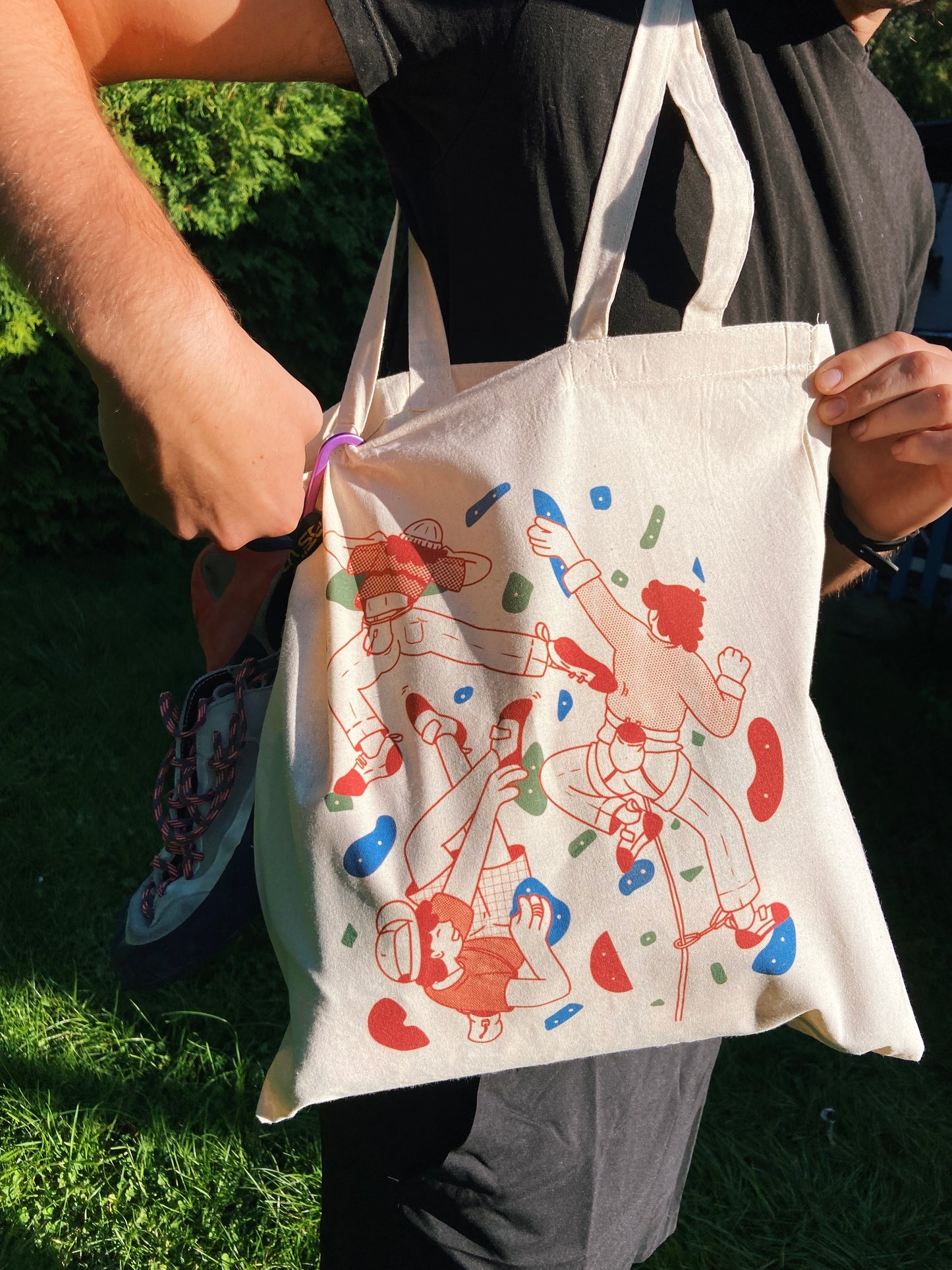 Climbing Friends Tote Bag