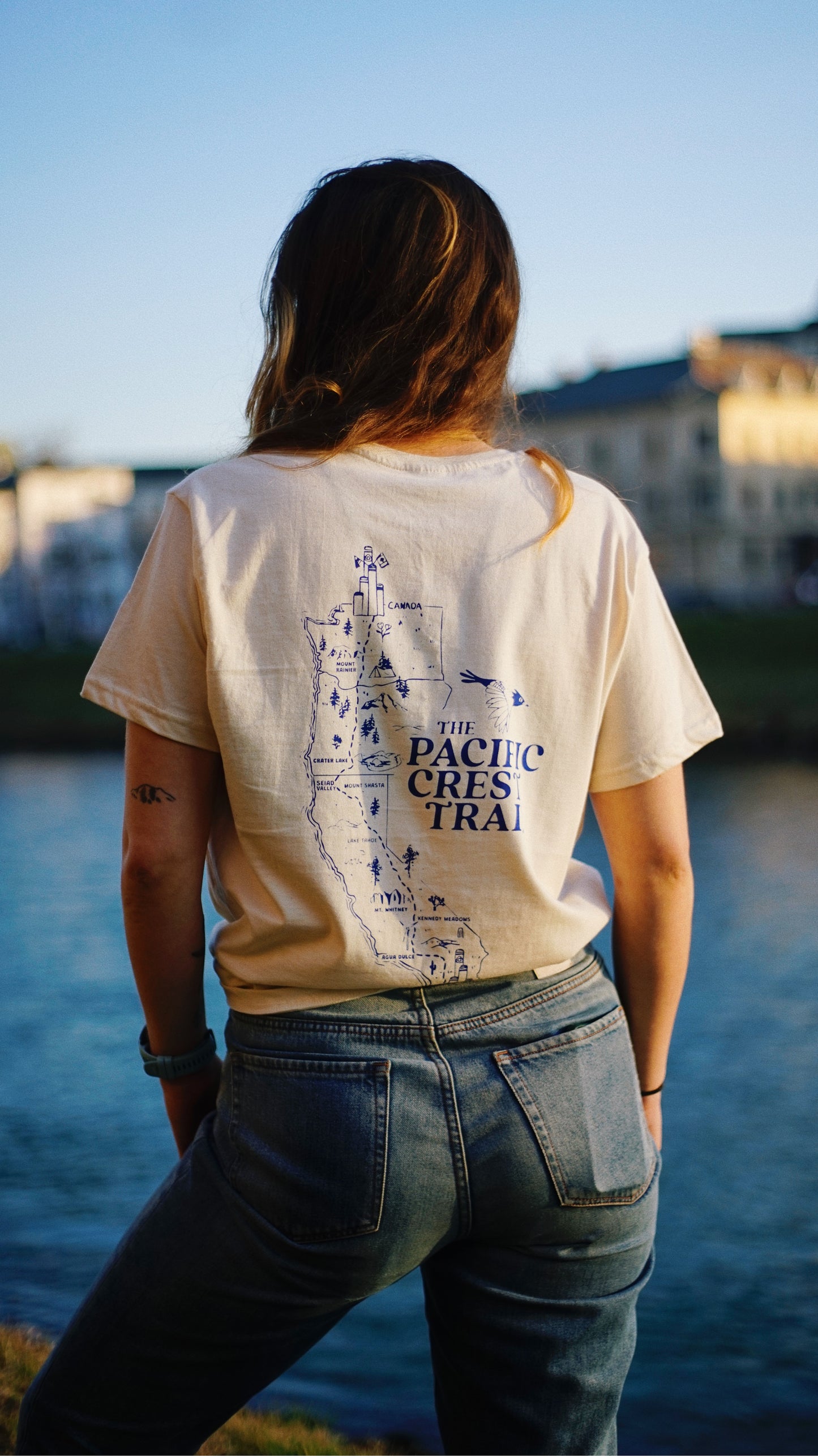 Handmade PCT-Shirt Back Print red (unisex, MADE TO ORDER)